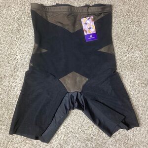 HoneyLove NEW SuperPower Short All-Over Sculpt Black NWT XL